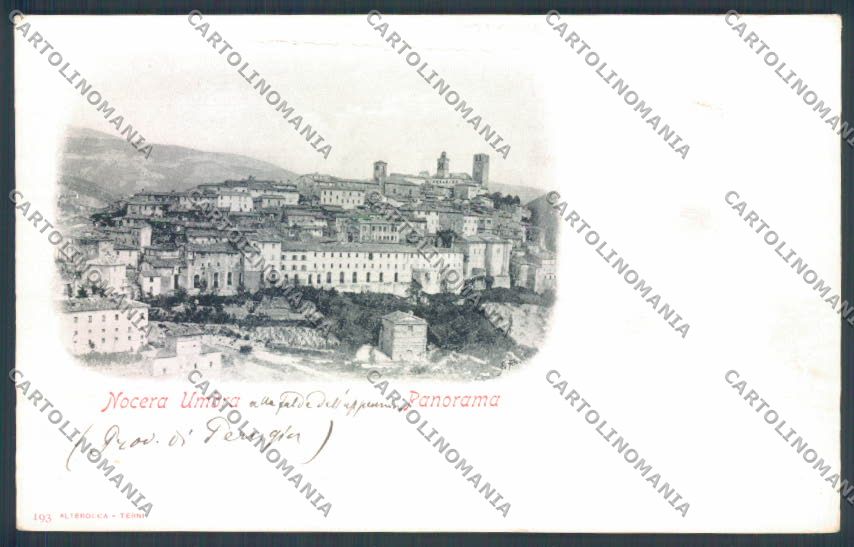 Perugia Nocera Umbra Alterocca 193 cartolina ZB5987 – fronte