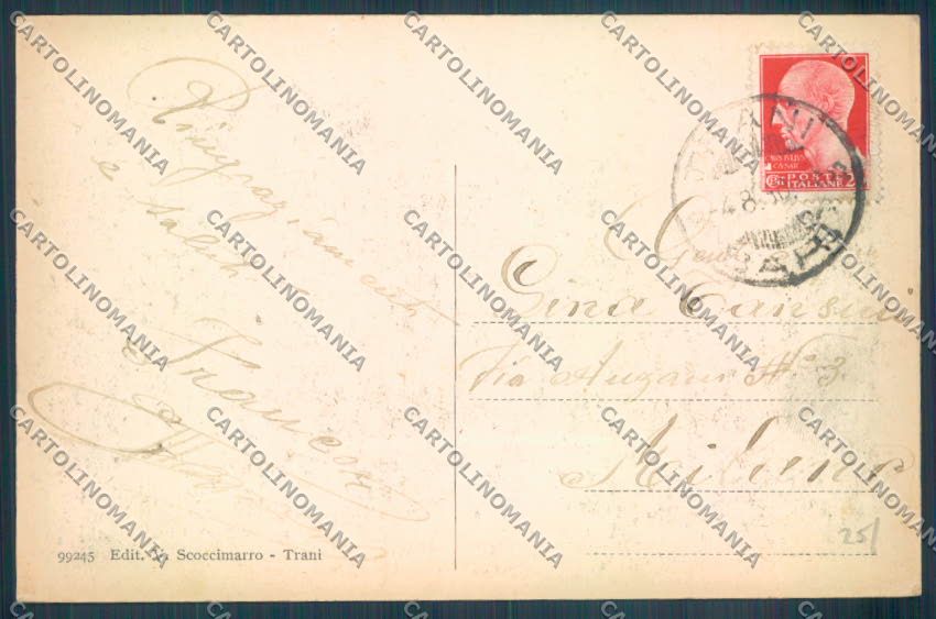 Bari Trani cartolina ZB6004 – retro
