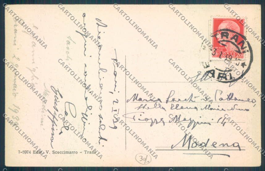 Bari Trani cartolina ZB6006 – retro