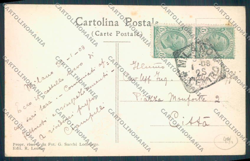 Bari Trani Carcere cartolina ZB6007 – retro