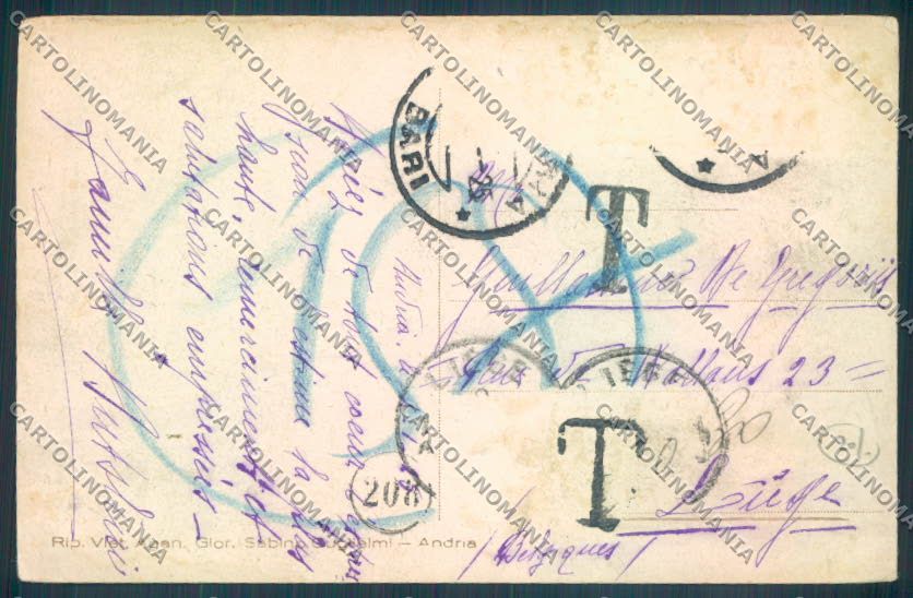 Bari Andria cartolina ZB6013 – retro