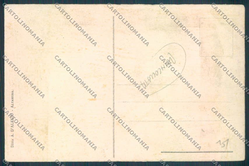 Bari Altamura REINCOLLATA cartolina ZB6030 – retro