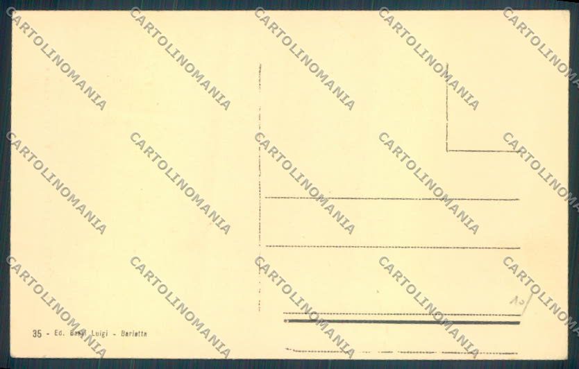 Bari Barletta Ettore Fieramosca cartolina ZB6037 – retro