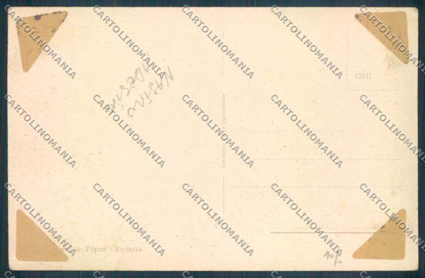 Bari Barletta NASTRO ADESIVO cartolina ZB6044 – retro