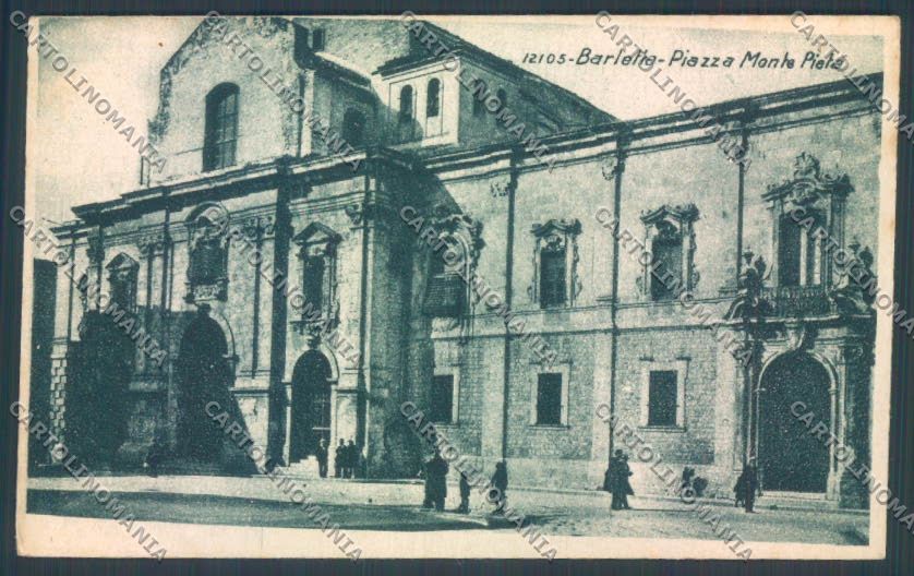 Bari Barletta RIFILATA cartolina ZB6061 – fronte