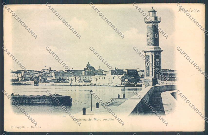 Bari Barletta Faro REINCOLLATA cartolina ZB6065 – fronte