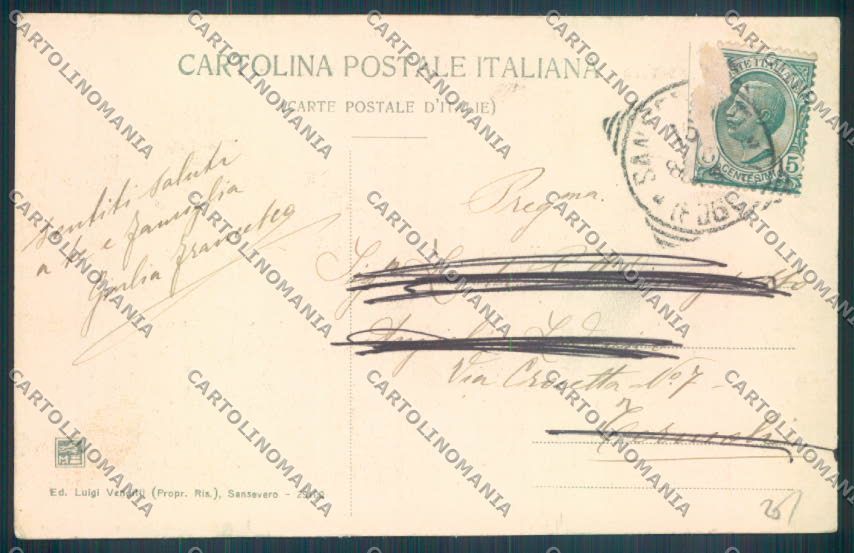 Foggia San Severo cartolina ZB6083 – retro