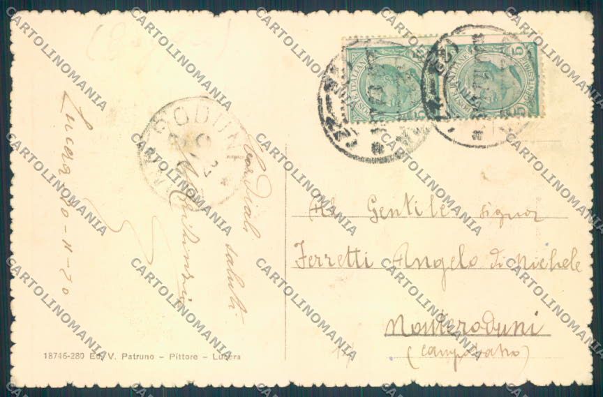 Foggia Lucera Saluti da cartolina ZB6090 – retro