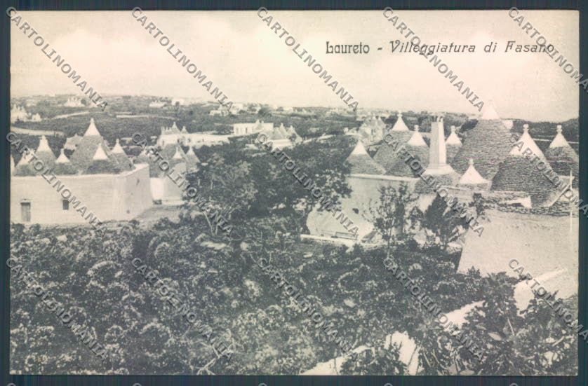 Brindisi Laureto Villeggiatura di Fasano cartolina ZB6096 – fronte