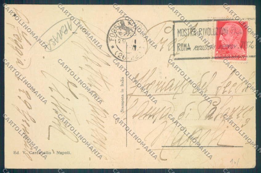 Foggia Città cartolina ZB6101 – retro