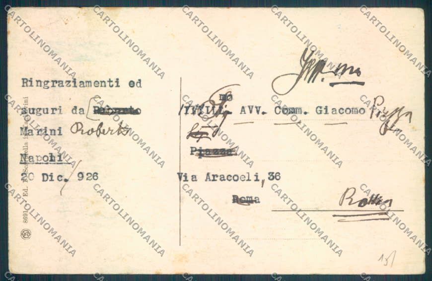 Foggia Città Vincenzo Lanza cartolina ZB6105 – retro