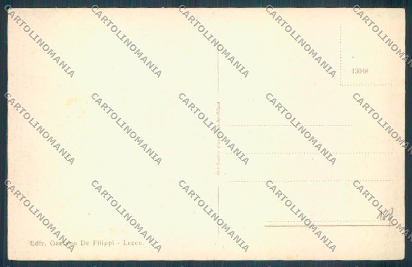 Lecce Città Banca d'Italia cartolina ZB6123 – retro
