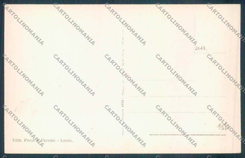 Lecce Città cartolina ZB6124 – retro