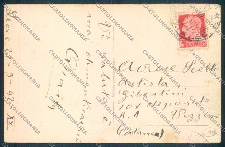 Lecce Città Liceo Ginnasio Palmieri cartolina ZB6135 – retro