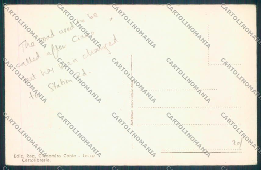 Lecce Città cartolina ZB6139 – retro