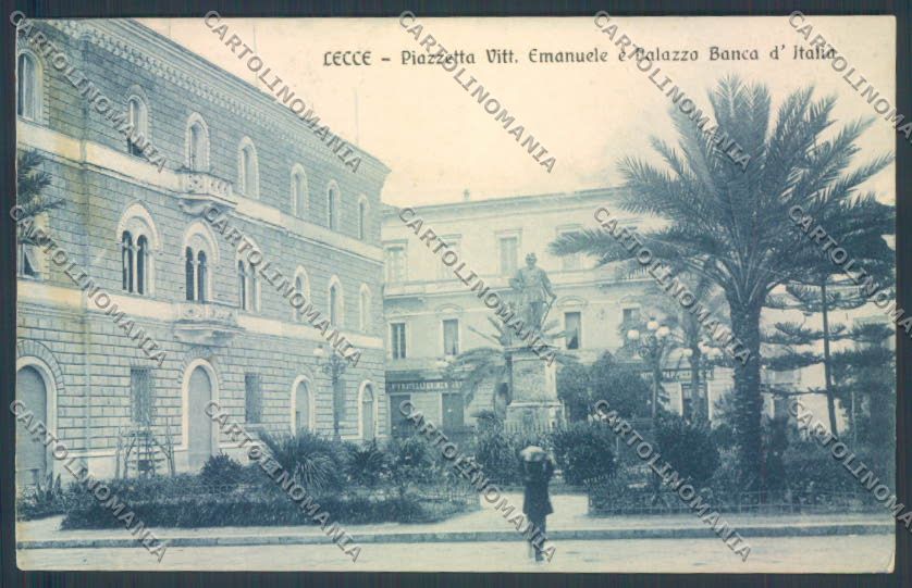 Lecce Città Banca d'Italia cartolina ZB6150 – fronte