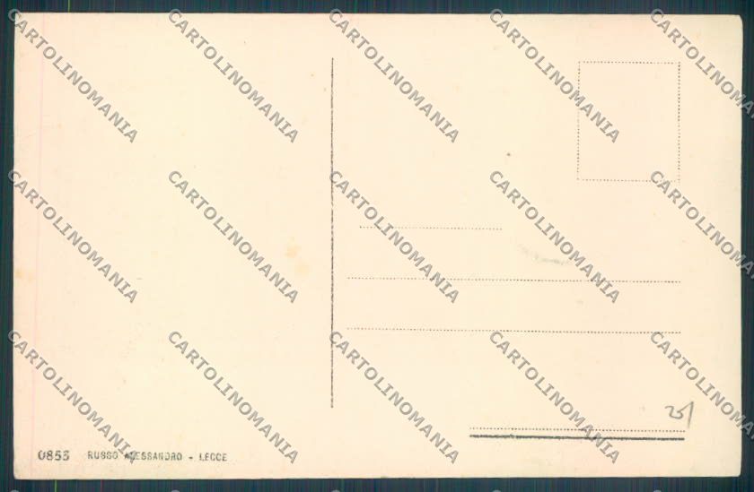 Lecce Città Banca d'Italia cartolina ZB6150 – retro