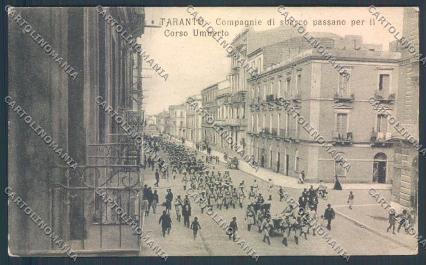 Taranto Città Militari cartolina ZB6182 – fronte