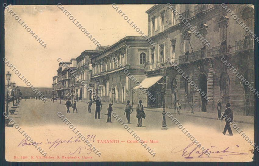 Taranto Città STRAPPINI FORI cartolina ZB6185 – fronte