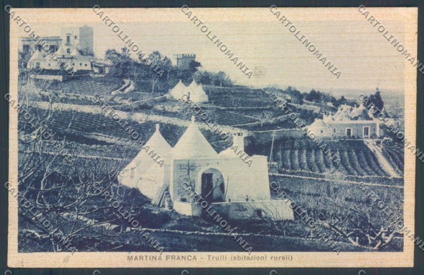 Taranto Martina Franca Trulli cartolina ZB6190 – fronte