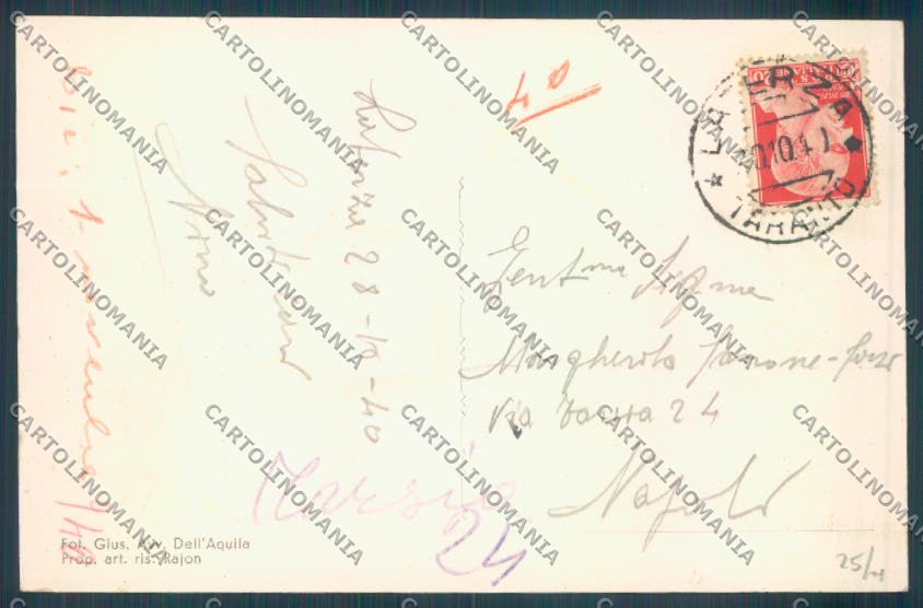 Taranto Laterza cartolina ZB6197 – retro