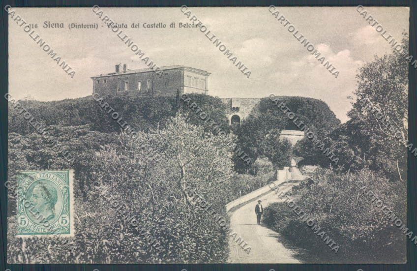Siena Belcaro Castello cartolina ZB6217 – fronte