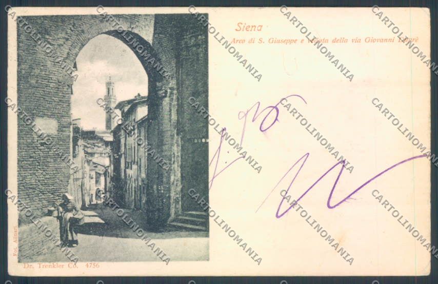 Siena Città ABRASA cartolina ZB6228 – fronte