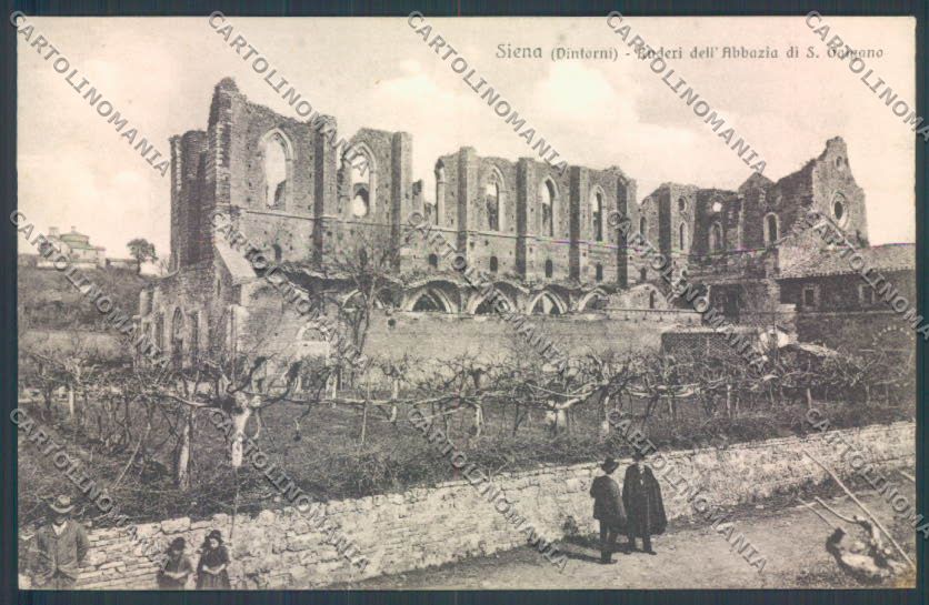 Siena San Galgano Abbazia cartolina ZB6252 – fronte