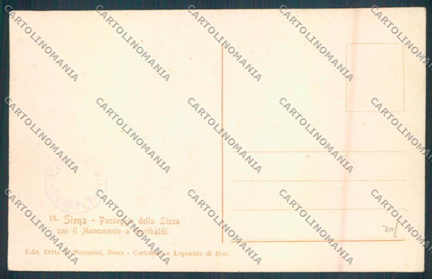 Siena Città Garibaldi cartolina ZB6264 – retro