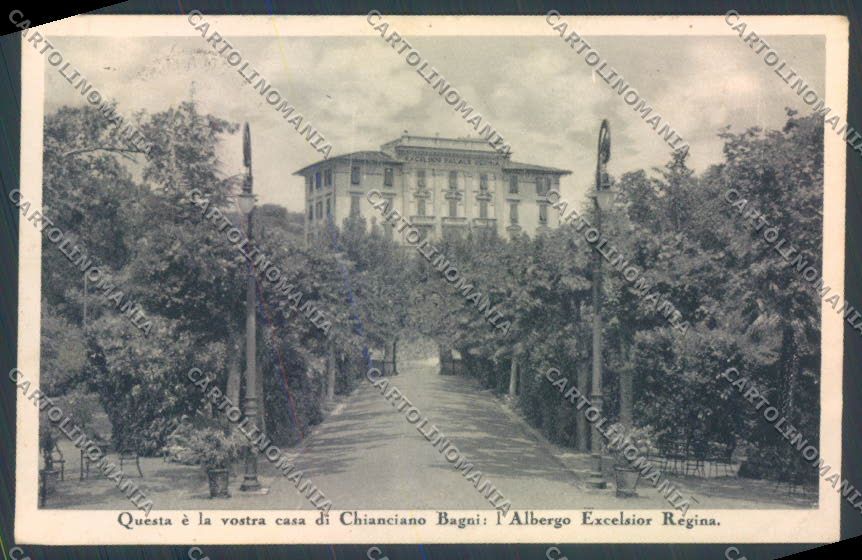 Siena Chianciano Bagni Pubblicitaria cartolina ZB6297 – fronte