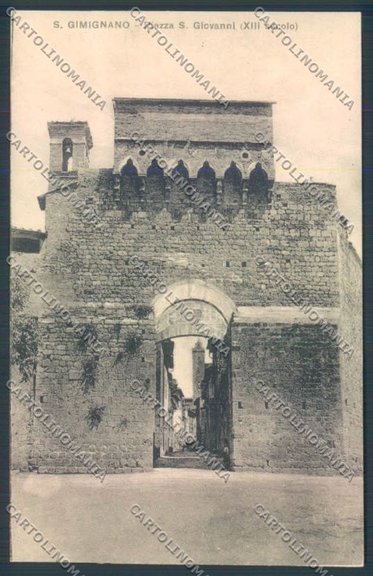 Siena San Gimignano cartolina ZB6331 – fronte