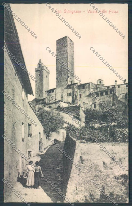 Siena San Gimignano cartolina ZB6337 – fronte