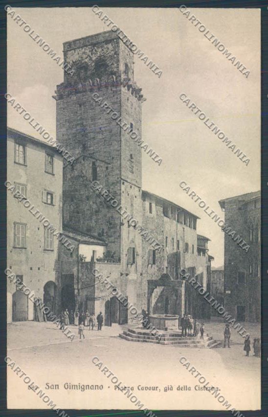Siena San Gimignano cartolina ZB6347 – fronte