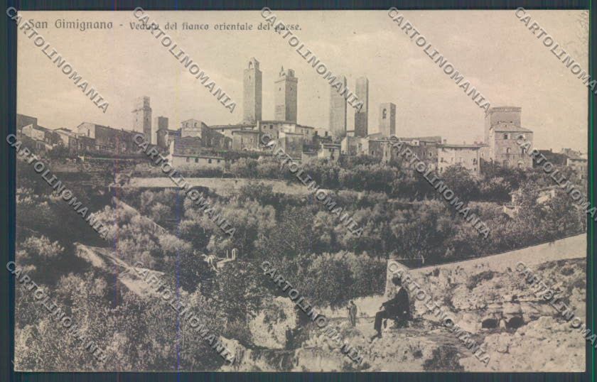 Siena San Gimignano cartolina ZB6349 – fronte