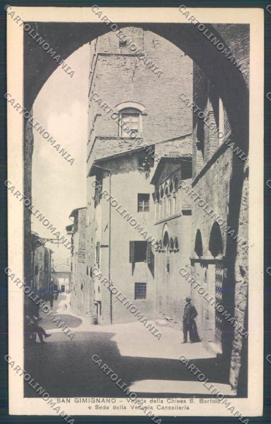 Siena San Gimignano cartolina ZB6358 – fronte