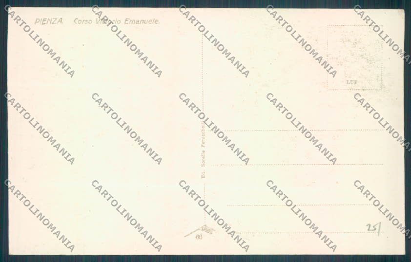Siena Pienza cartolina ZB6392 – retro