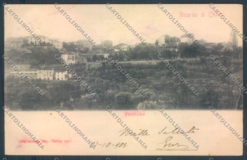 Siena Chiusi cartolina ZB6393 – fronte