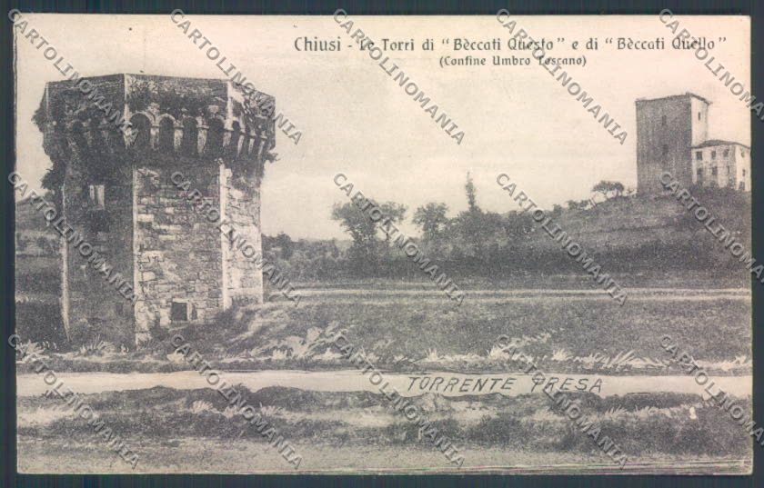 Siena Chiusi cartolina ZB6404 – fronte