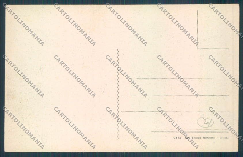 Siena Chiusi cartolina ZB6404 – retro