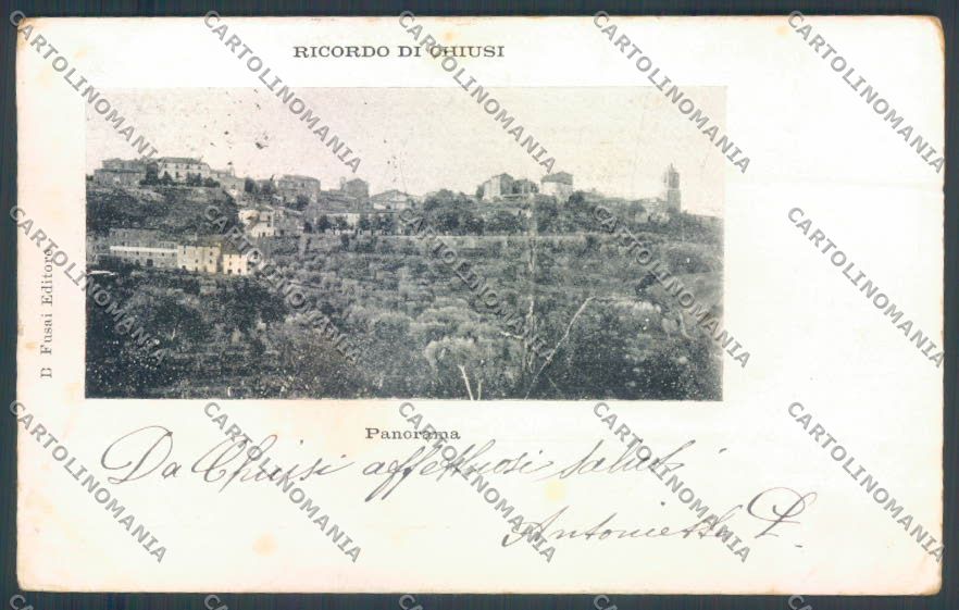 Siena Chiusi cartolina ZB6405 – fronte