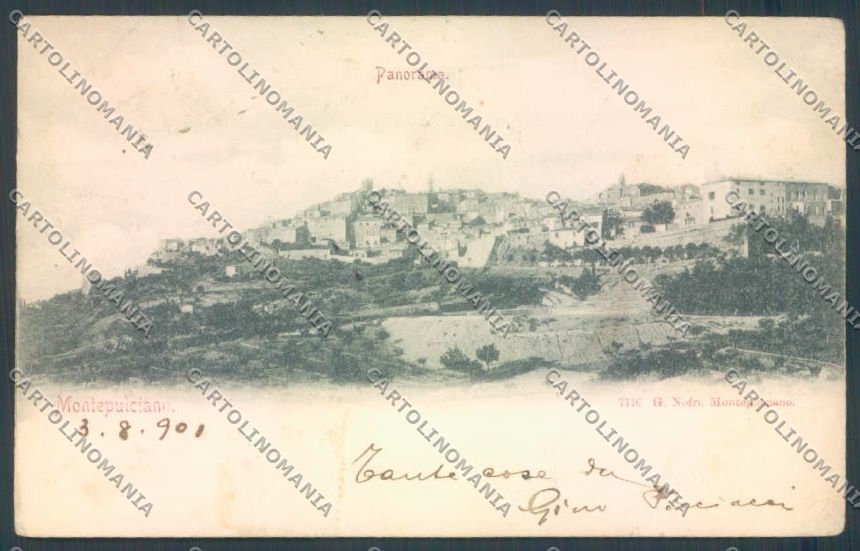 Siena Montepulciano cartolina ZB6409 – fronte