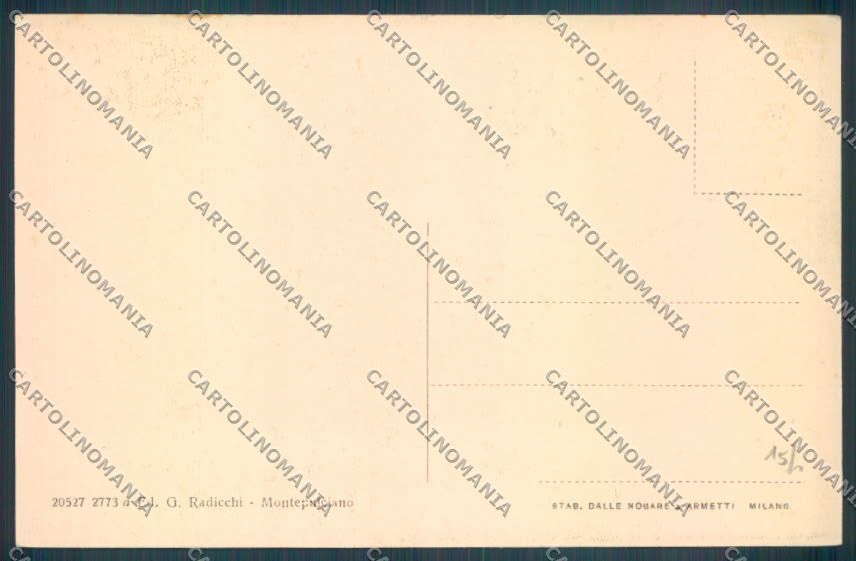 Siena Montepulciano cartolina ZB6412 – retro