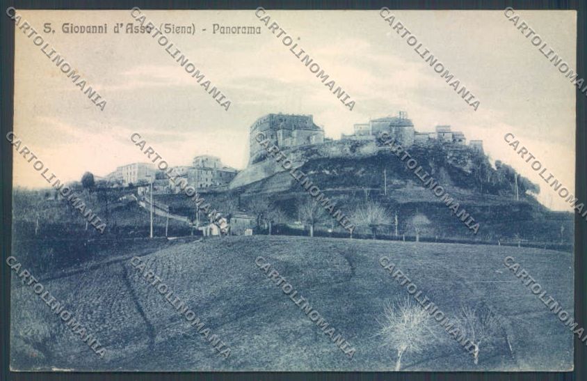 Siena San Giovanni d'Asso cartolina ZB6442 – fronte