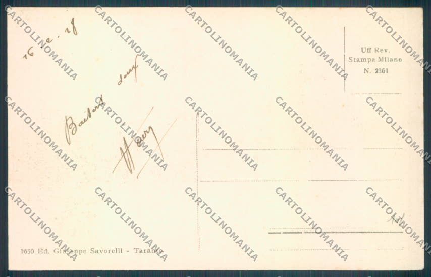 Taranto Città cartolina ZB6462 – retro
