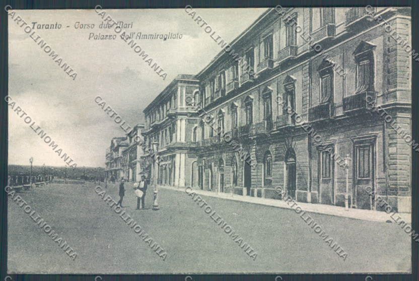 Taranto Città Ammiragliato cartolina ZB6463 – fronte