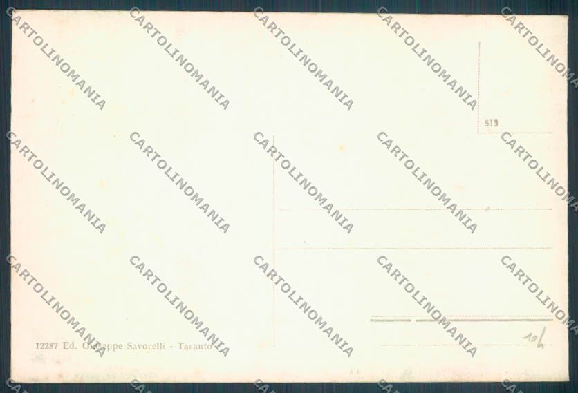 Taranto Città Ammiragliato cartolina ZB6463 – retro