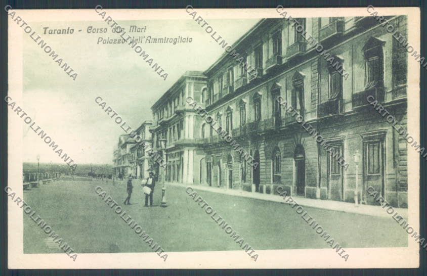 Taranto Città Ammiragliato cartolina ZB6486 – fronte