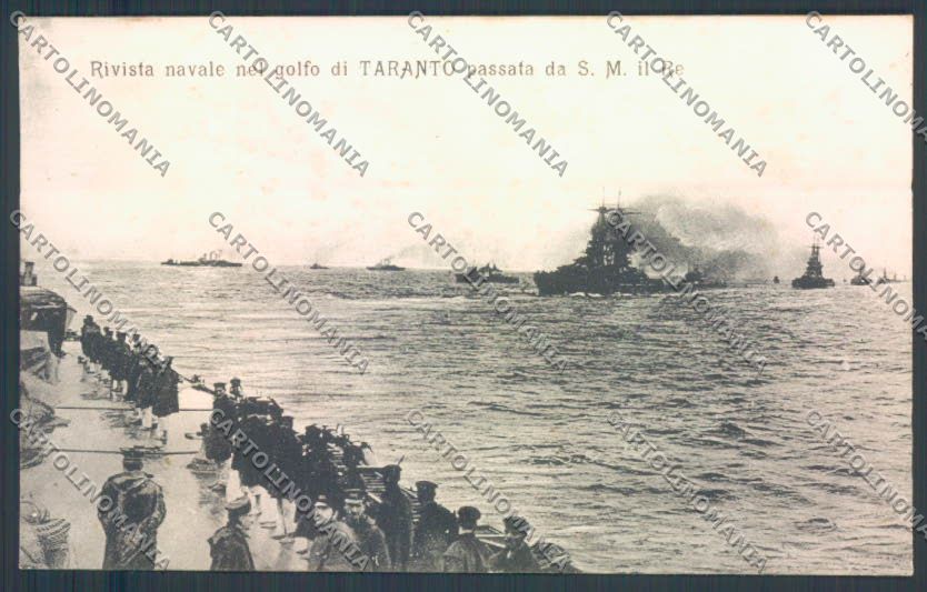 Taranto Città Rivista Navale cartolina ZB6498 – fronte