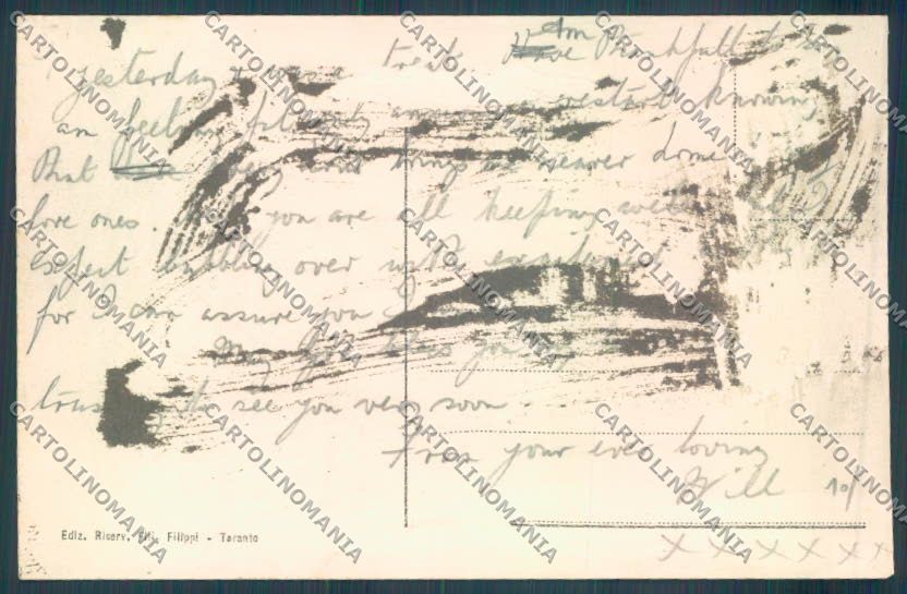Taranto Città Arsenale Militare Marittimo COLLA cartolina ZB6499 – retro