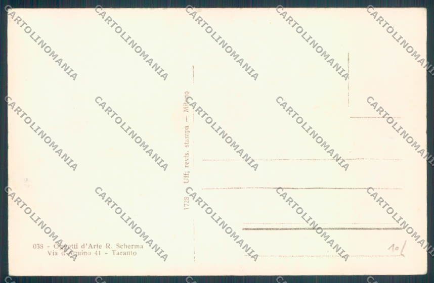 Taranto Città ABRASA cartolina ZB6517 – retro